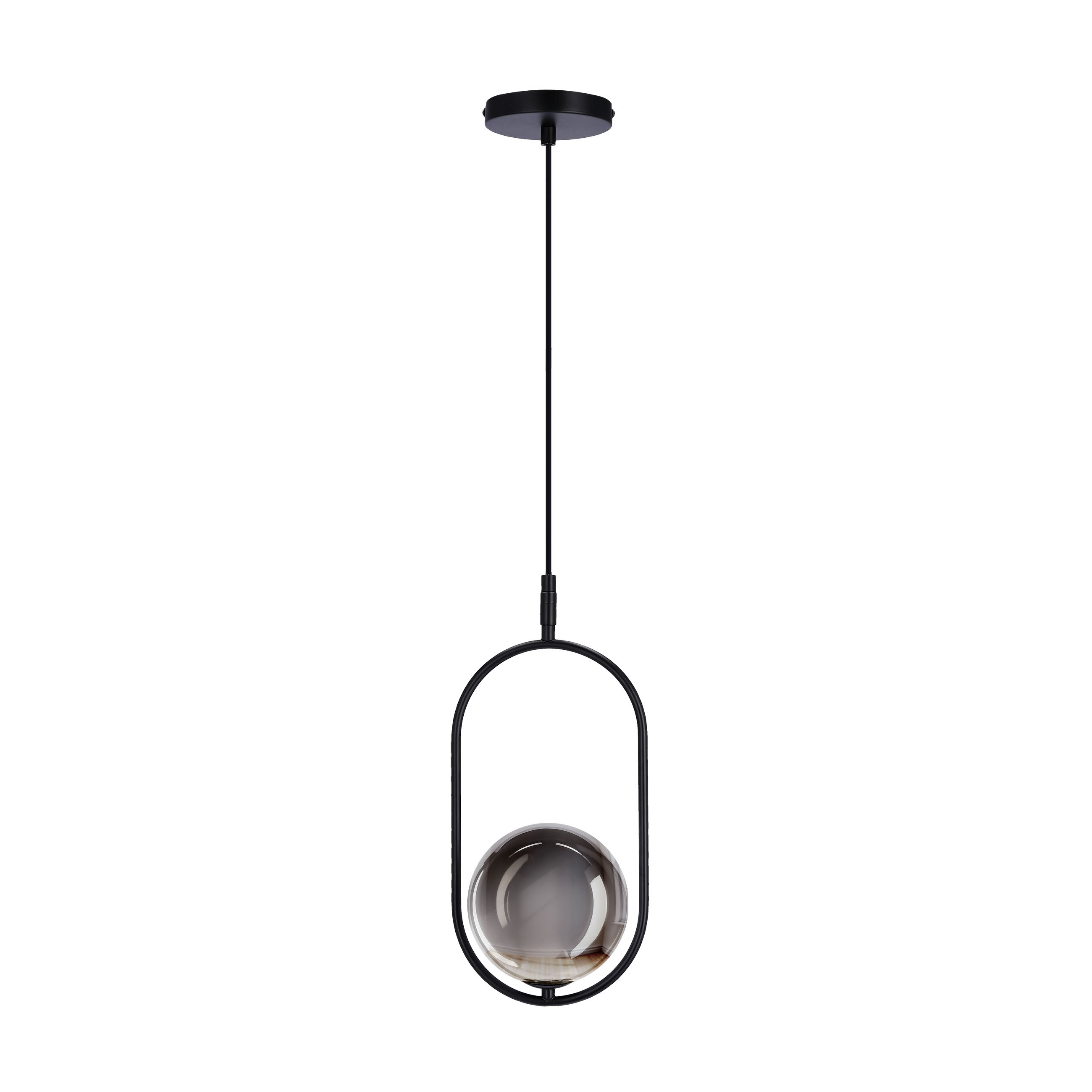 Lampa wisząca CORDEL czarna 1xG9x10W wym:120x18,5x14cm IP20 Candellux