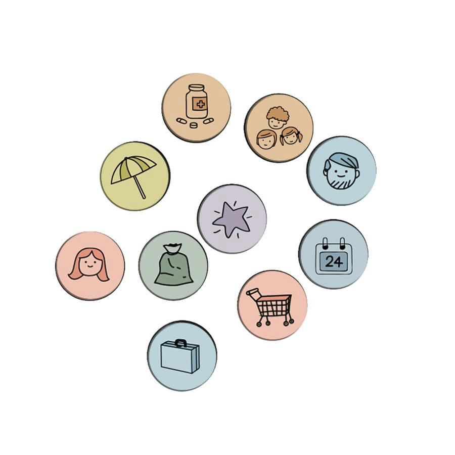 - Les Mini Magnétos - 132 aimants