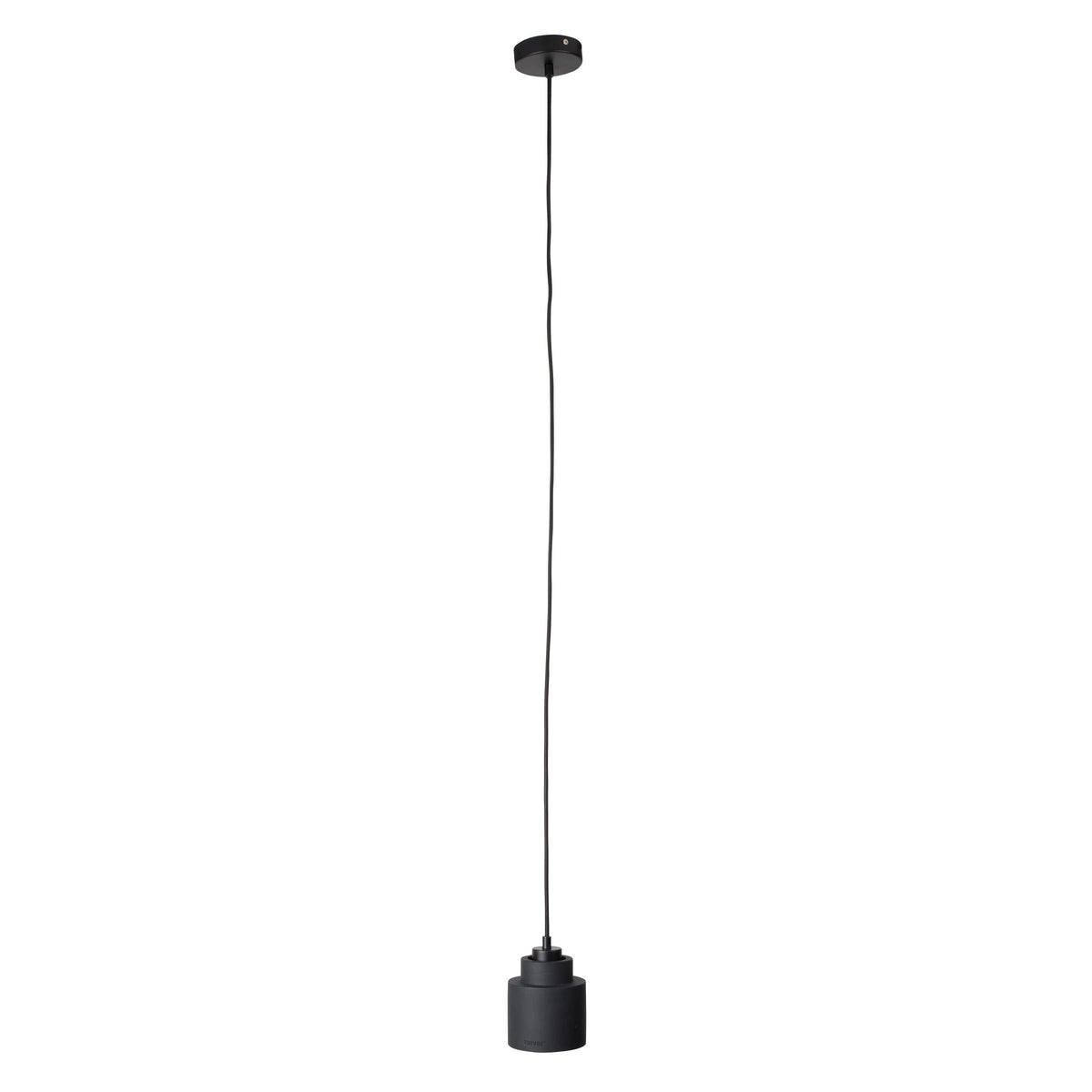 Zuiver Left Hanglamp Beton 11x11 cm Zwart