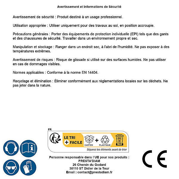 genouillÈres - protÈge-genoux de travail - 2014 jaune taille unique