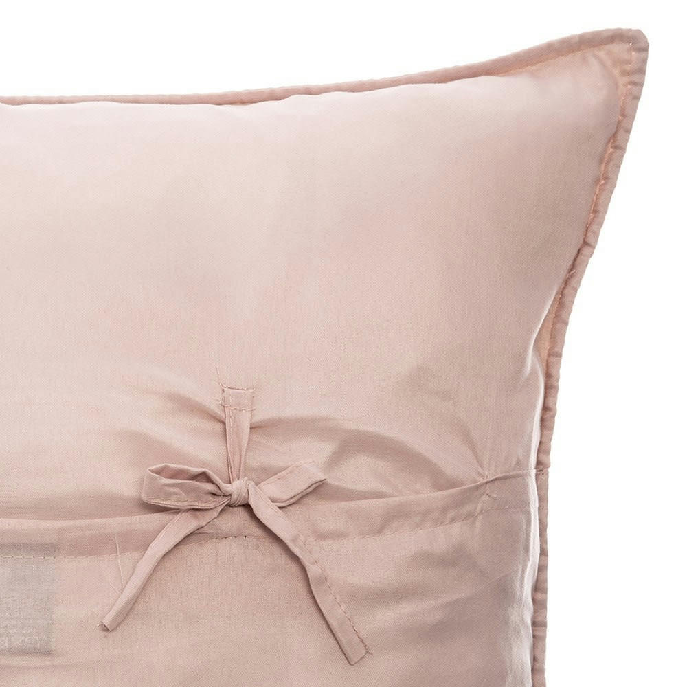 DOLCE - Dessus de lit 240x260 rose + 2 taies