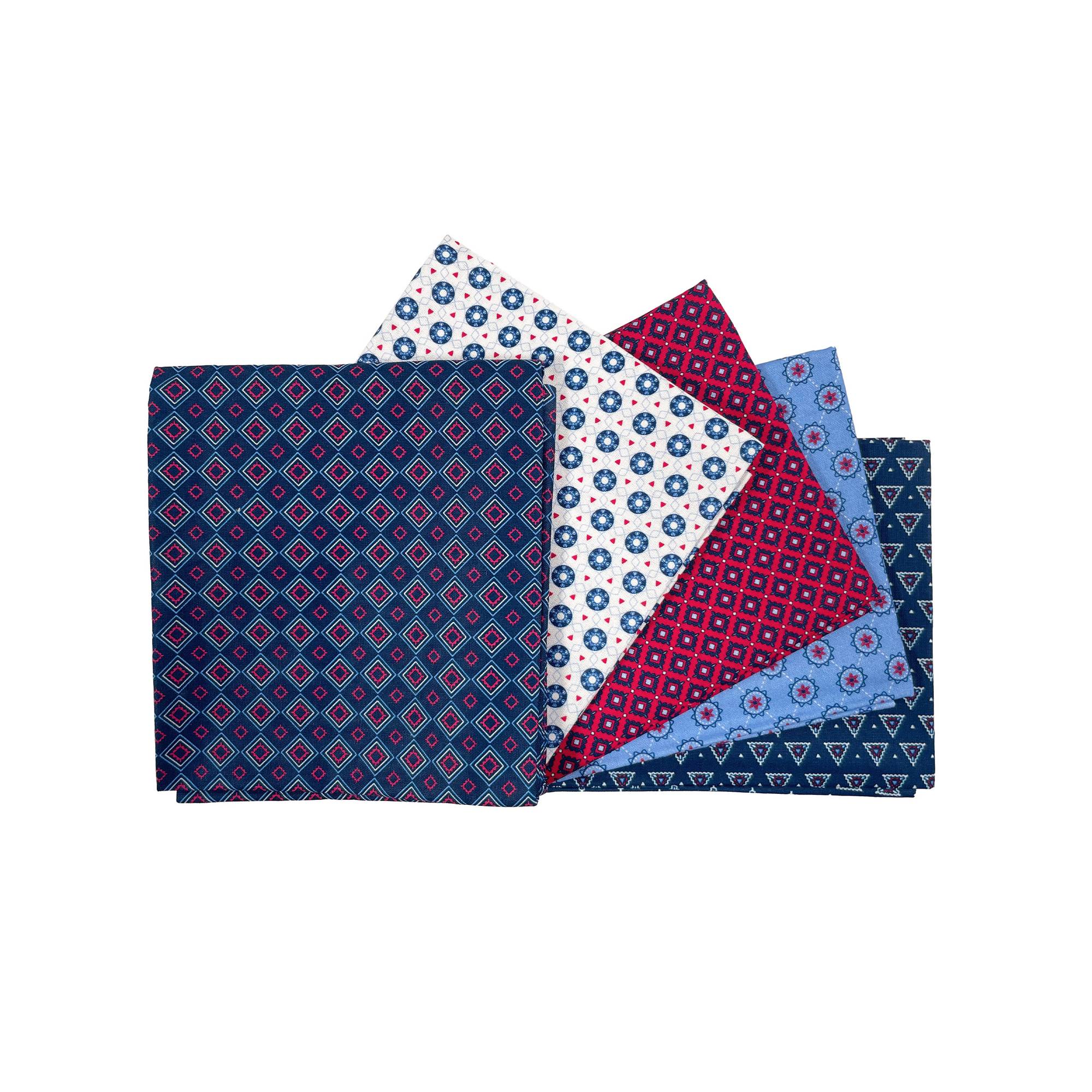 Steel Break Cotton Fat Quarters 5 Pack