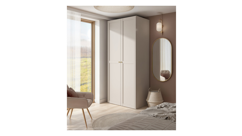 Szafa dwudrzwiowa Flex 100 cm kaszmir