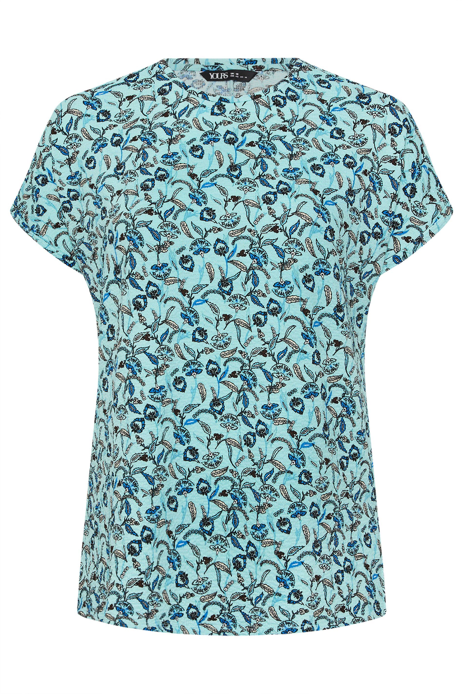 Yours Floral Burnout Top