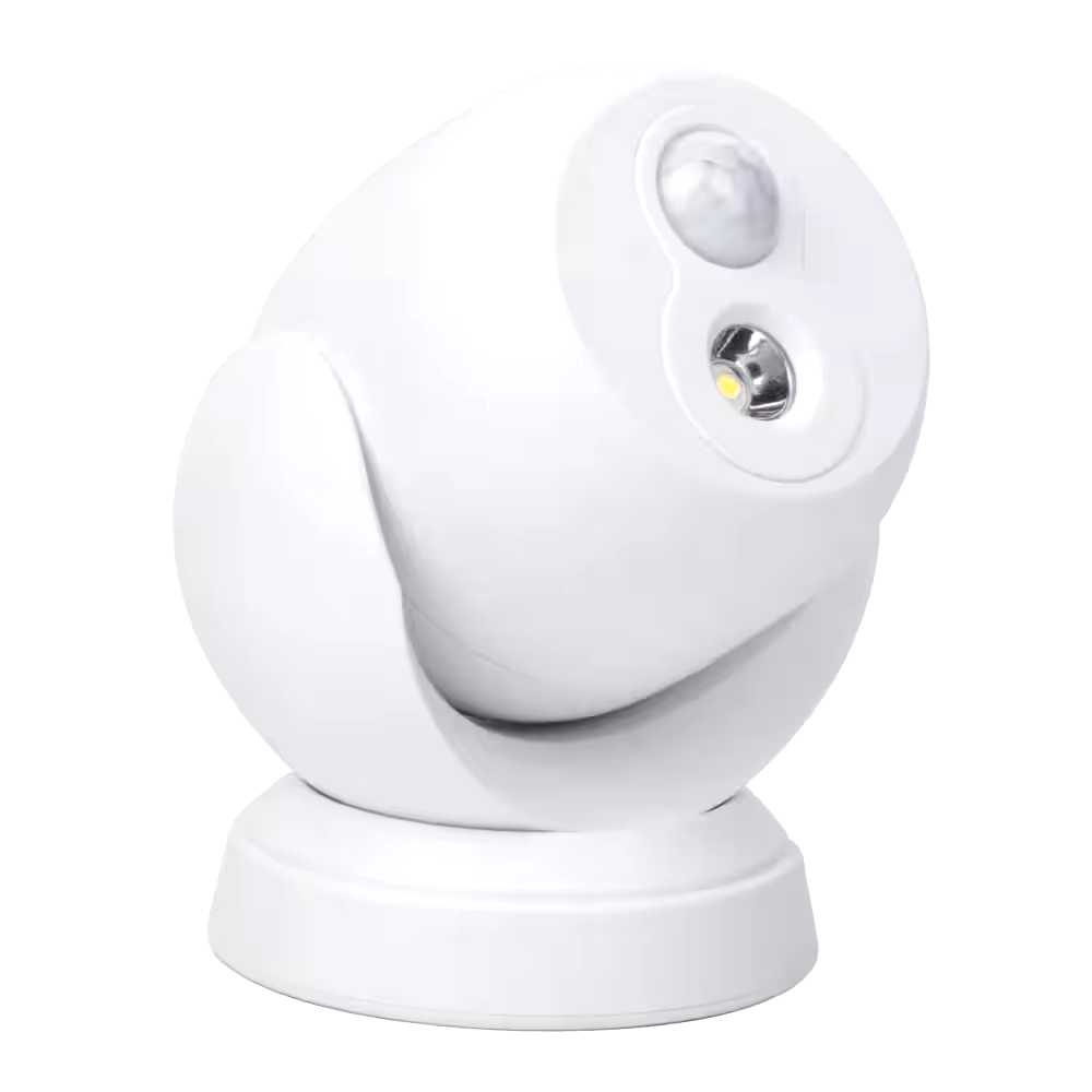 NOMA LED Battery Operated Indoor/Outdoor Security Light, Weather-Resistant, White