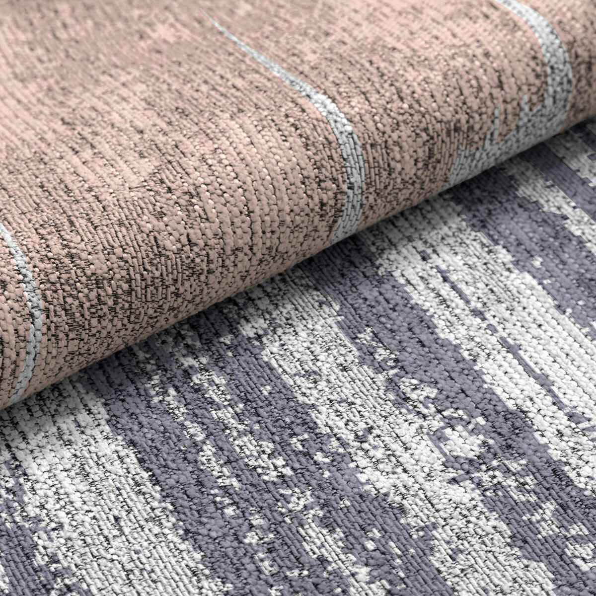 PRISTINA - Tapis décoratif en coton en impression digital multicolore 120x170