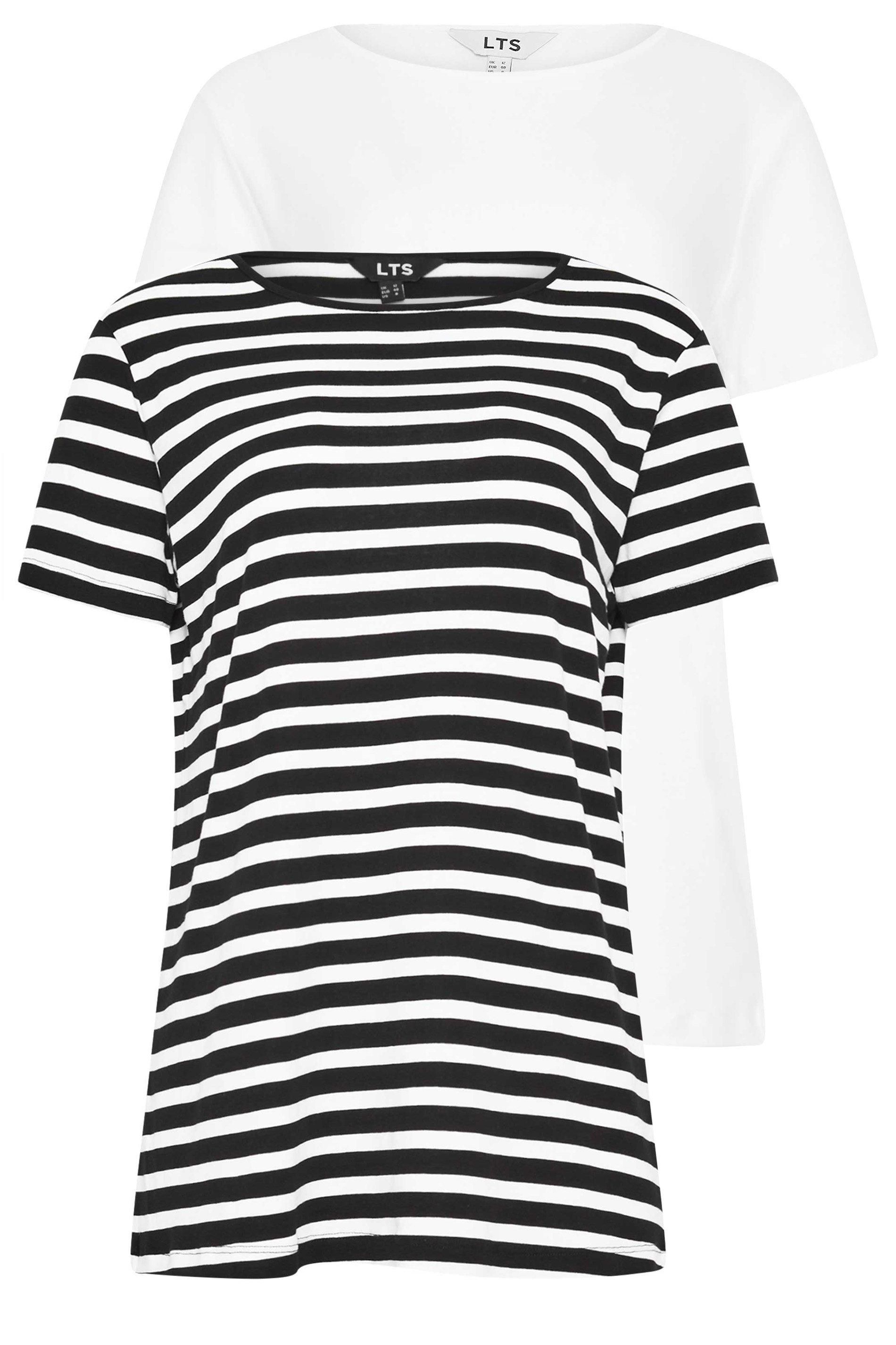 Long Tall Sally Tall 2 Pack Short Sleeve T-Shirts