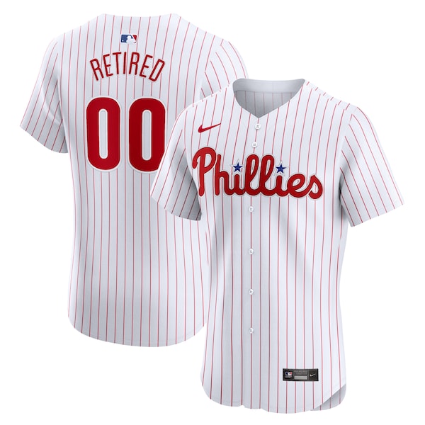 Philadelphia Phillies Nike Home Elite Pick-A-Player Retired Roster Jersey - White
