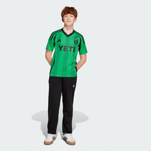 Austin FC adidas Youth 2025 The Heartbeat Kit Replica Jersey - Green