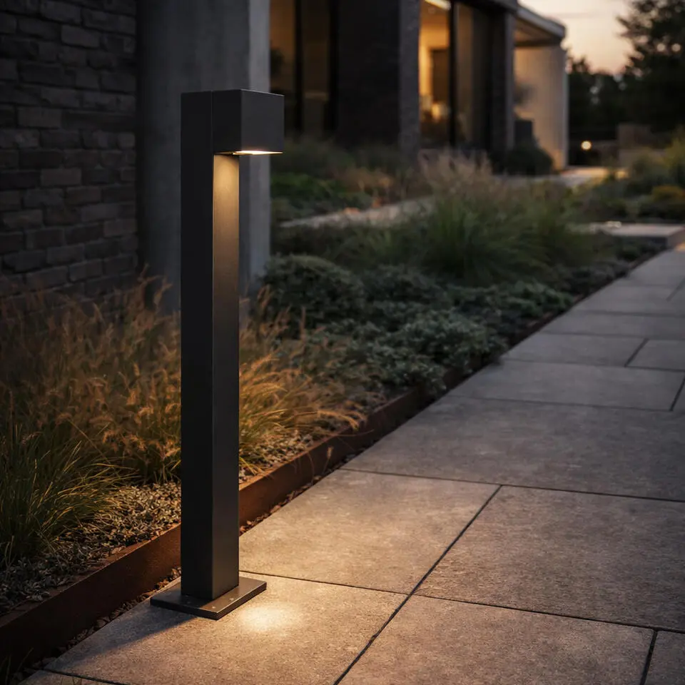 Qazqa sokkellamp baleno grijs gu10