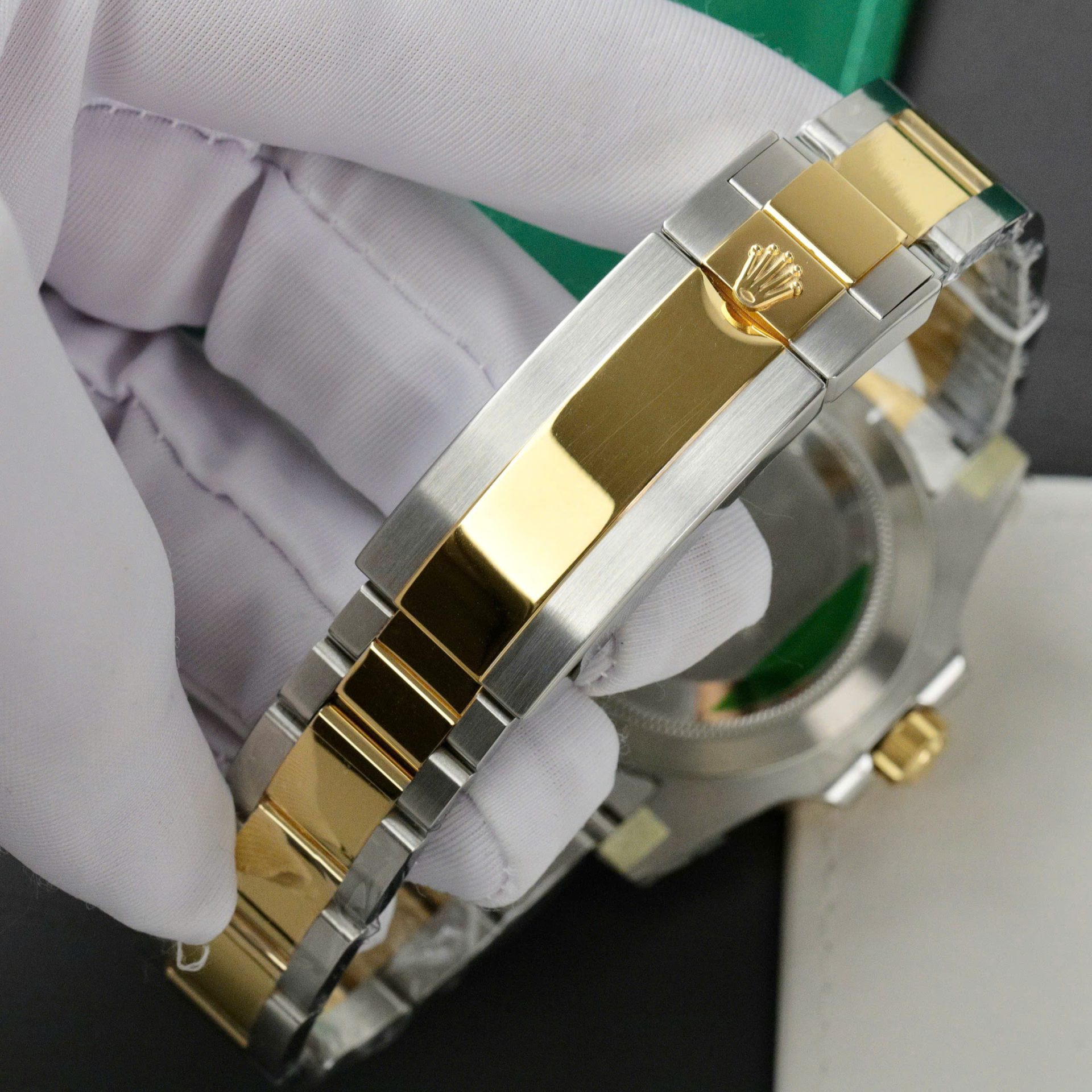 Rolex Submariner 116613LB SS/YG Plated Blue Dial 40mm Oyster Super Clone