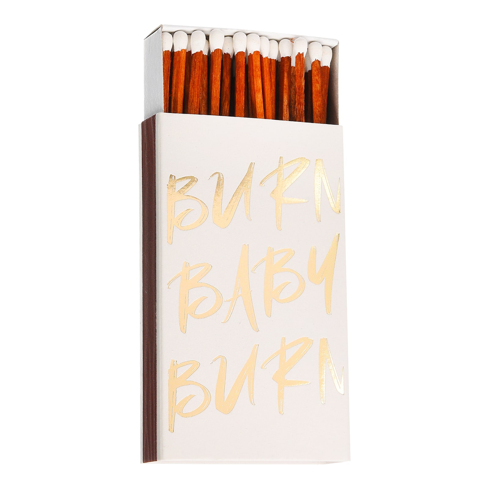 Streichhölzer Burn Baby Creme,B 65 x H 110 x T 20 mm, 45 Stück