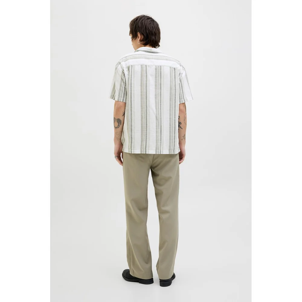 Jack & Jones Premium revere collar linen shirt