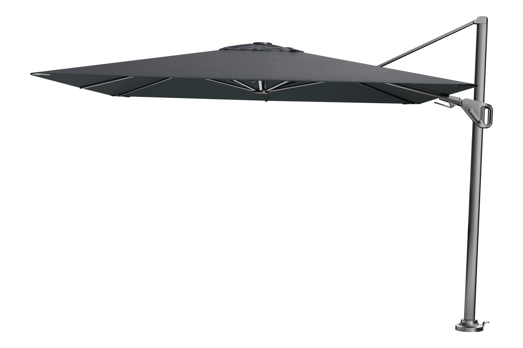 Platinum Nexus T2 zweefparasol Premium 3x3 - Faded black