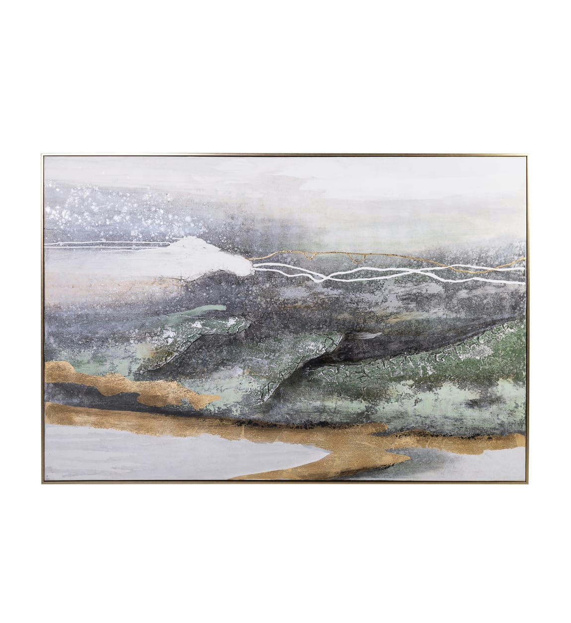 BERNA - Tableau à l'huile en bois multicolore, 180x120 cm