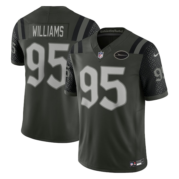 Quinnen Williams New York Jets Nike 2025 Rivalries Collection Limited Jersey - Gotham Green