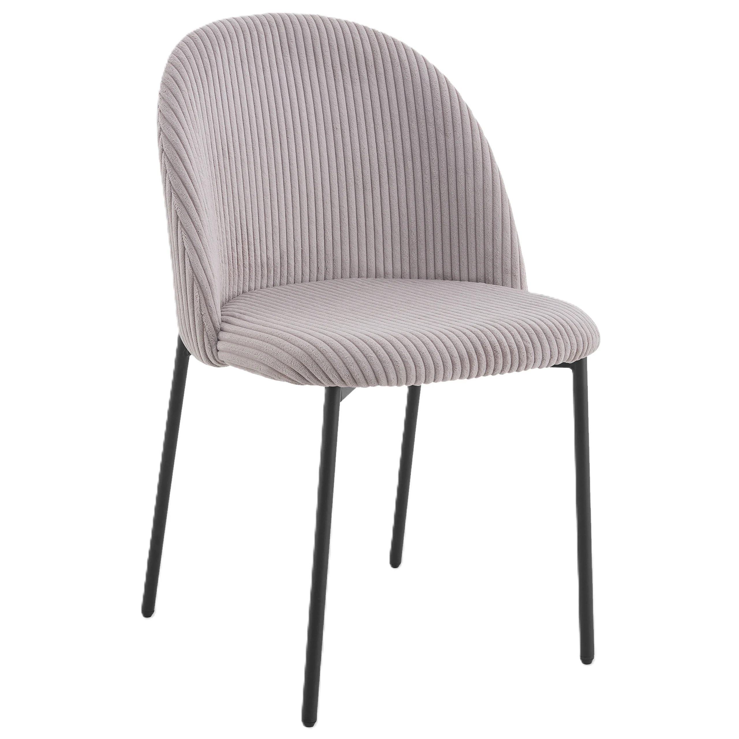 Nowoczesne stylowe krzesło Ines KT207 sztruks taupe