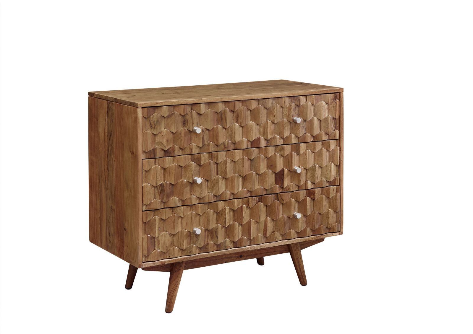 MOSAYK Komoda #107 Akacja lakierowana 88x42x75 cm