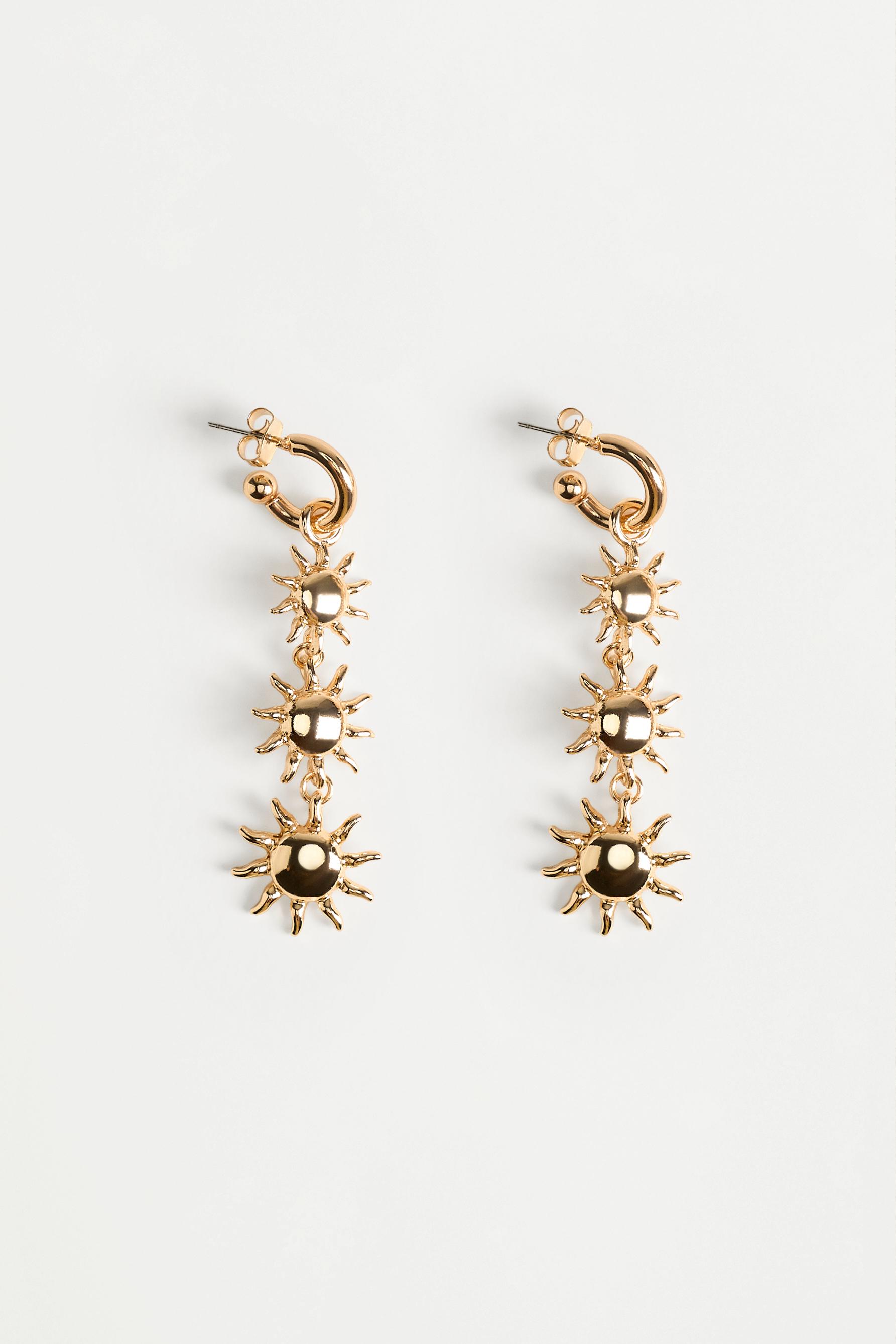 Pendientes colgantes soles