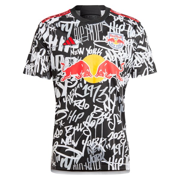John Tolkin New York Red Bulls adidas 2024 Freestyle Replica Player Jersey - Black