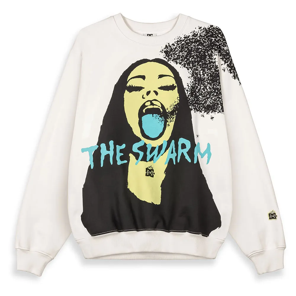 Grimey The Swarm DC Shoes X Raw Honey Vintage sweatshirt