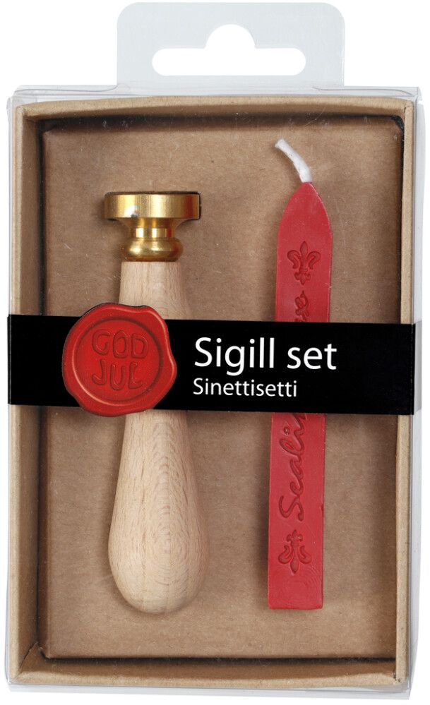 SEGL OG RØD VOKS SIGSILL