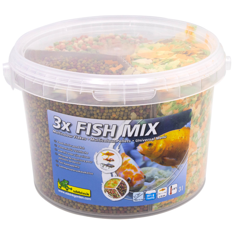 Nourriture pour poissons de bassin Fish Mix 3 L