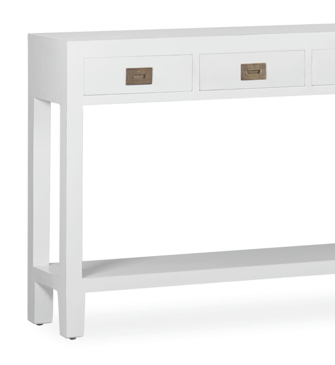EVEREST - Console en bois blanc L 110 cm