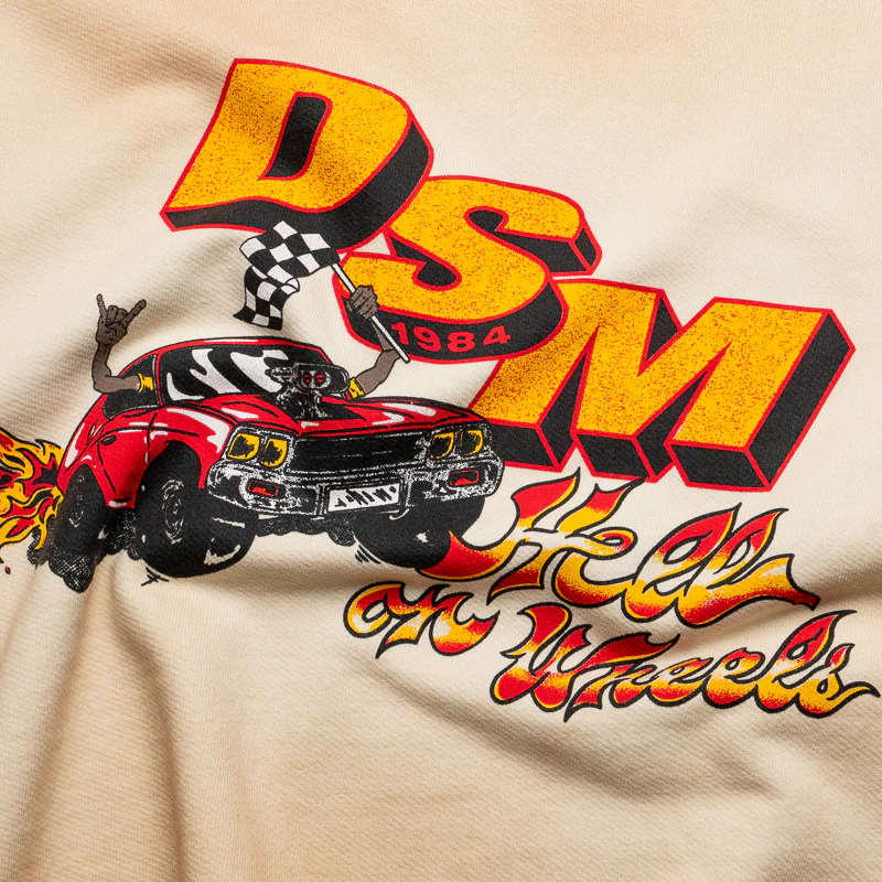 Diet Starts Monday Hell On Wheels Sweatshirt - Antique White