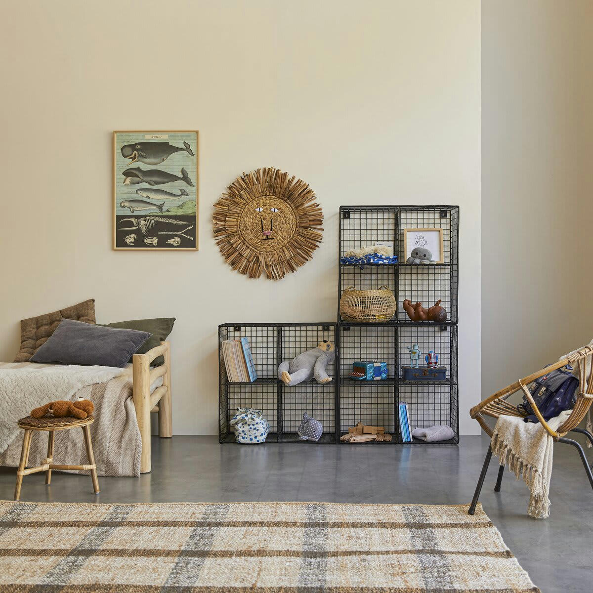 SONA - Bibliothèque enfant en métal