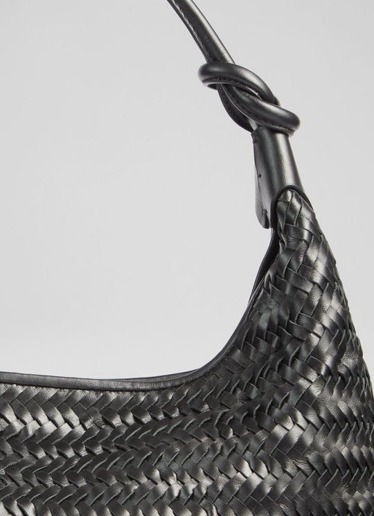 Seren Black Handwoven Tote
