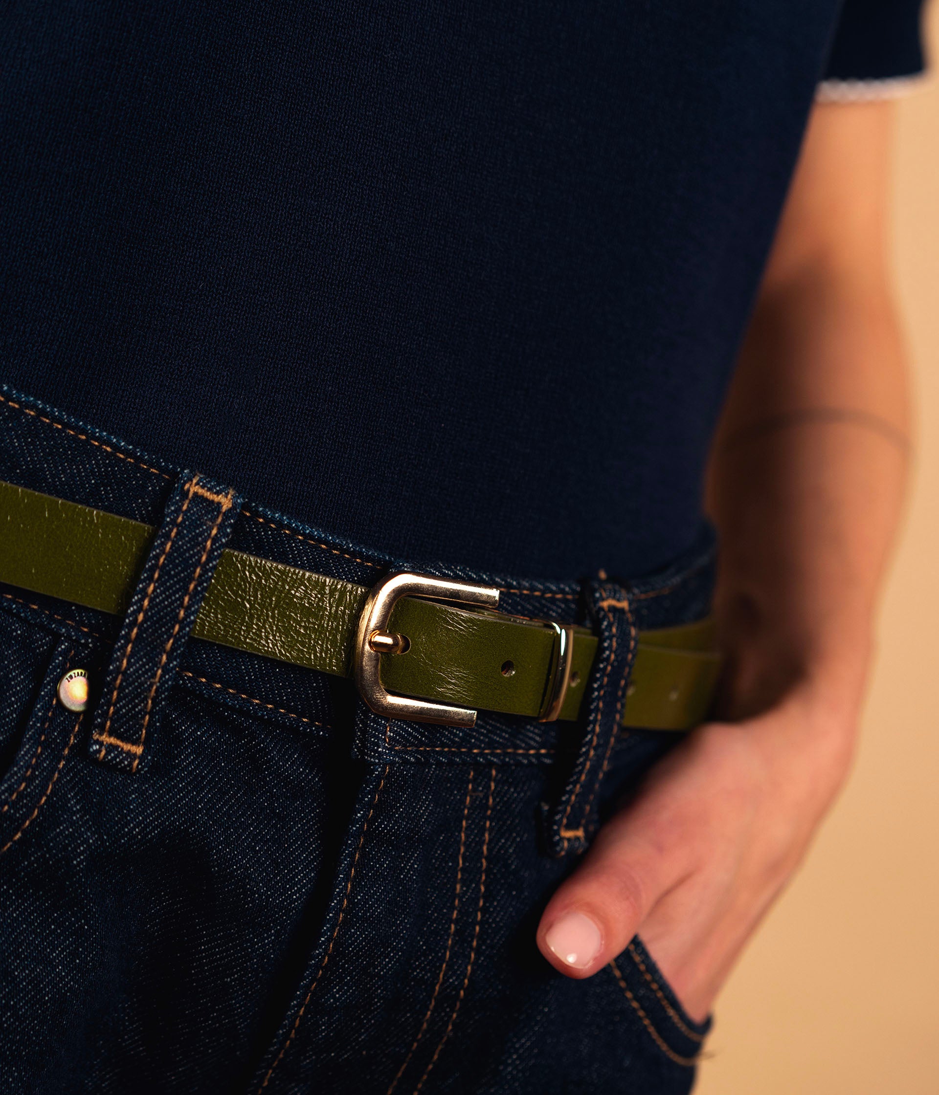 Ceinture Hortense vert cactus