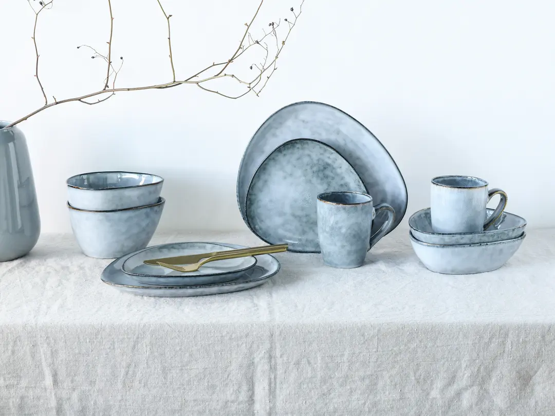 Geschirrset 10-teilig Cloudy