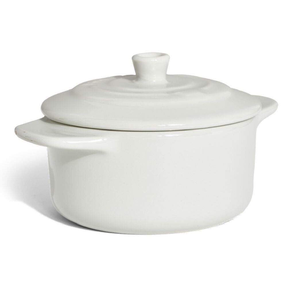 Mini cocotte individuelle en céramique avec couvercle (2 mdèles)