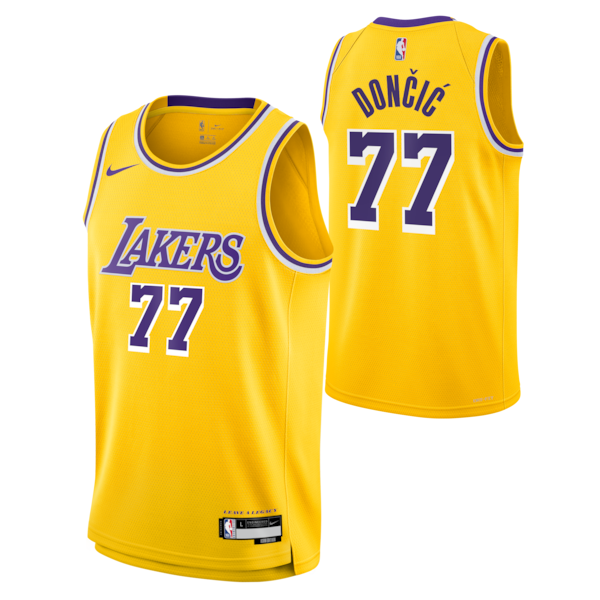 Luka Dončić Los Angeles Lakers Nike Unisex Swingman Jersey - Icon Edition - Gold