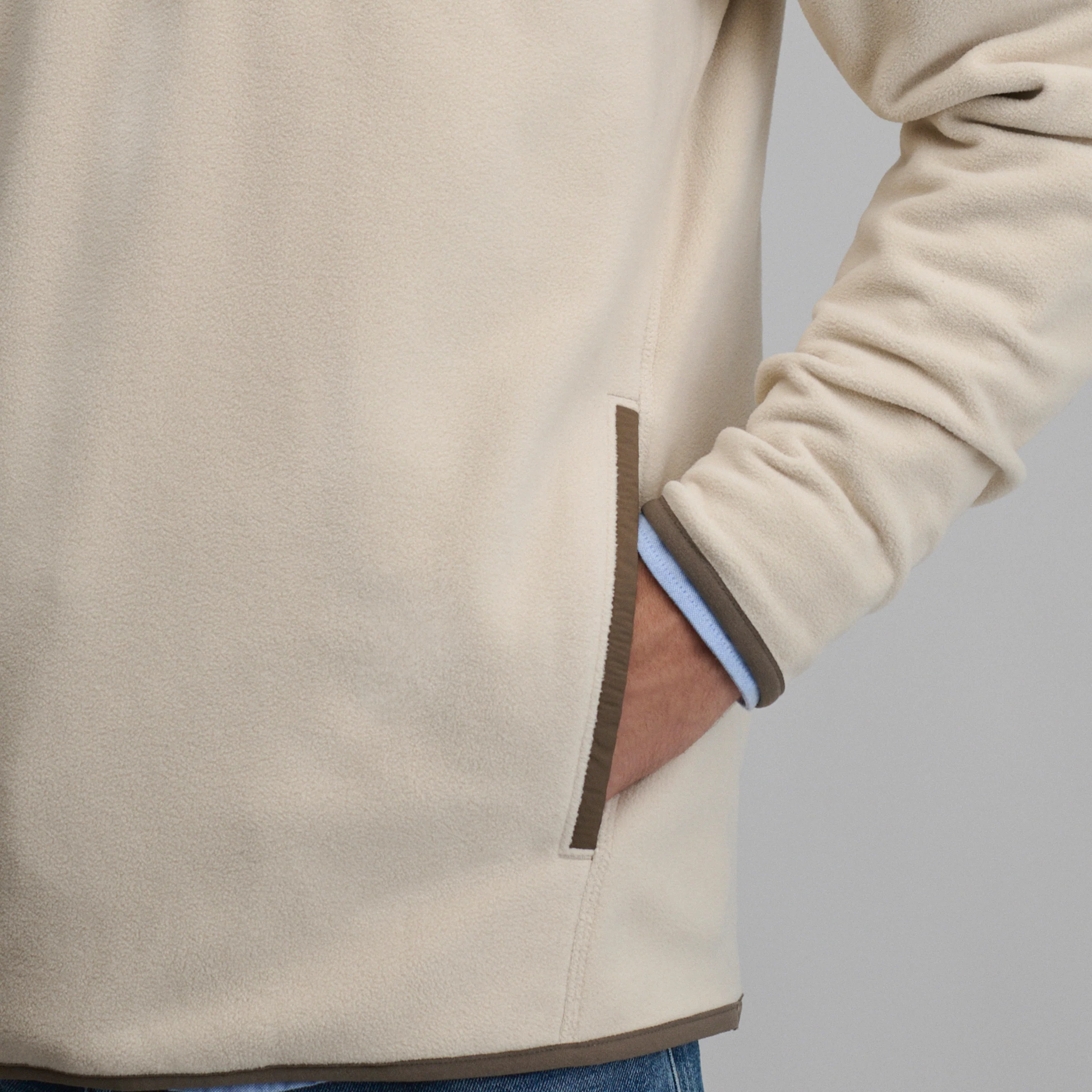 Men's Chutes Fleece Snap Mock Pullover