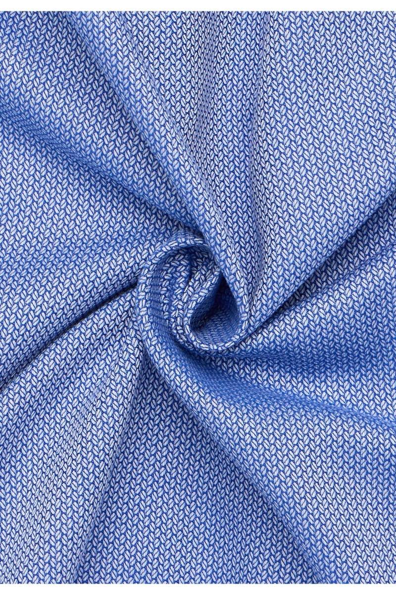 ETERNA Modern Fit Hemd blau, Strukturiert