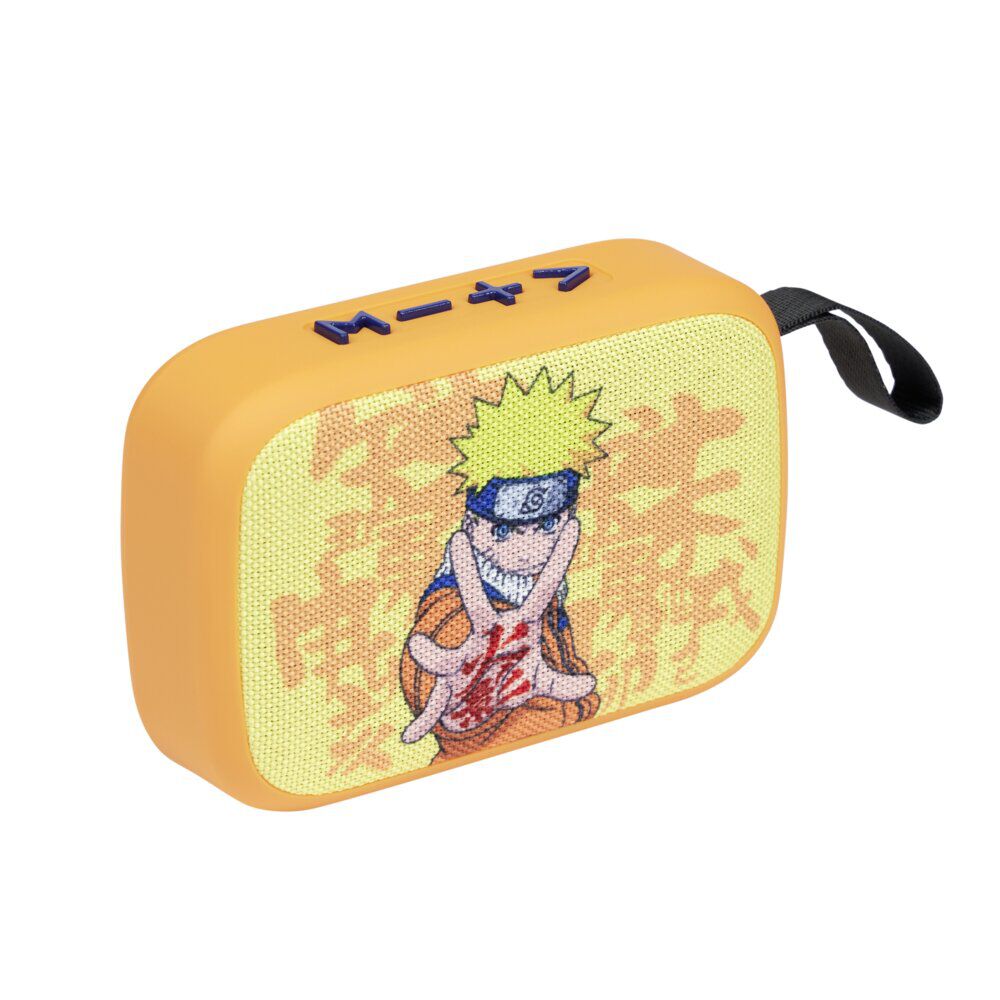 Enceinte portable bluetooth Naruto plastique orange 16x7xH18cm