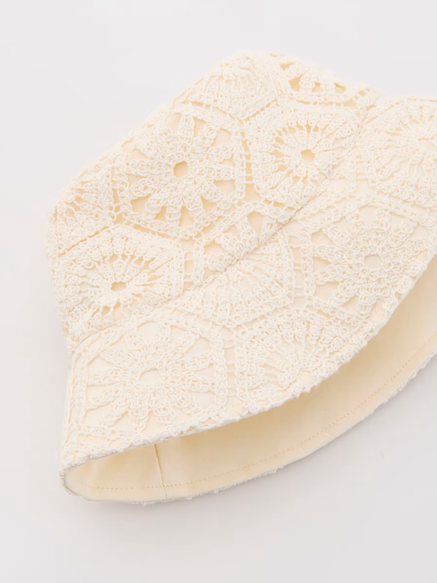Openwork Bucket Hat