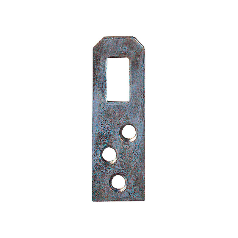Fixation murale pour meuble en acier zingué 60 x 20 mm 4 pièces TEKNIBOX