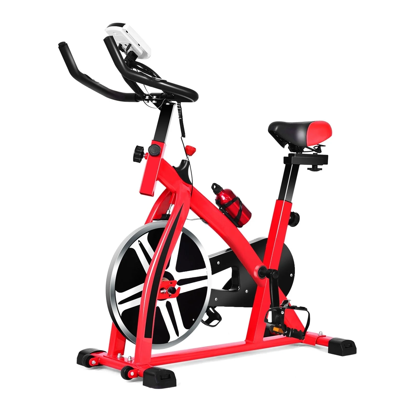 Indoor Cycling Bike, Stationary Bicycle Exercise Bike with Flywhee