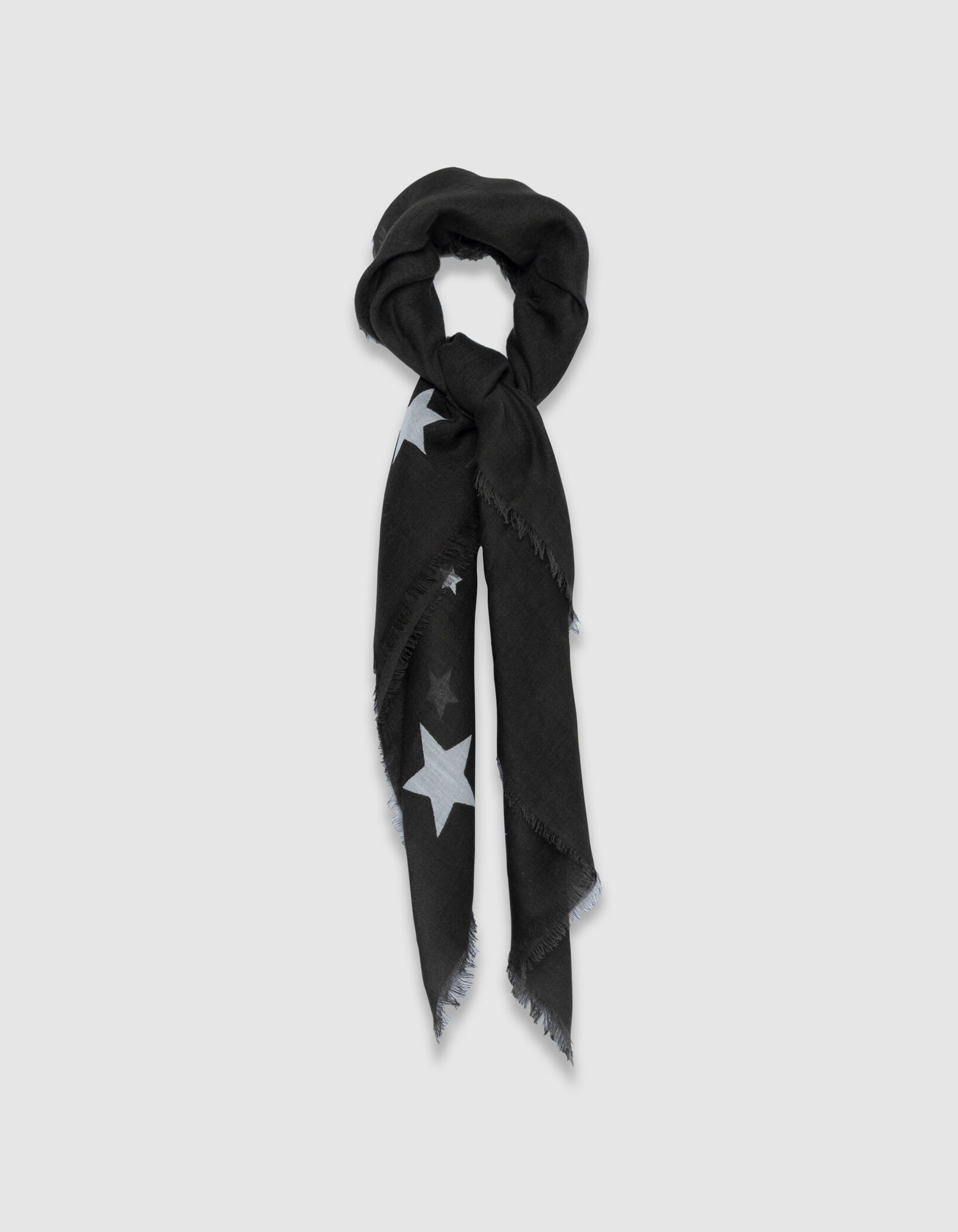 Foulards carrés kaki étoiles et marron Bandana Femme