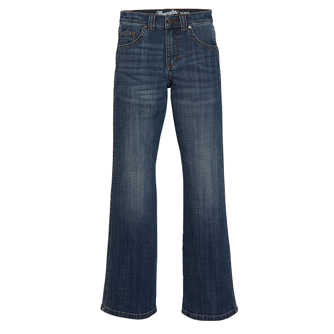 Детские джинсы Wrangler в стиле ретро, ??свободного кроя, расклешенные книзу