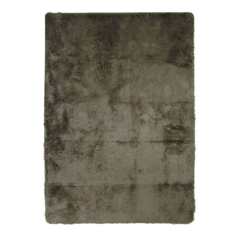NEO - Tapis lavable à base fine et souple extra doux taupe 160x230