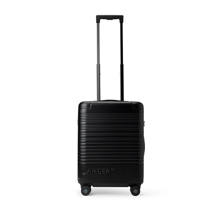 The Berlin - Black Expandable Carry-On Suitcase