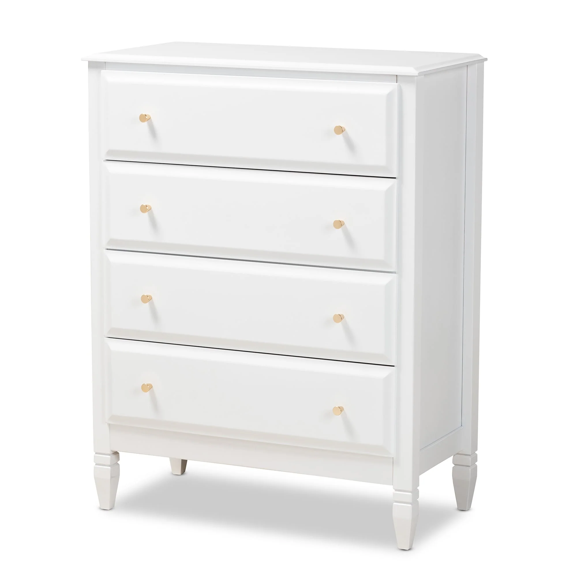 Naomi Classic and Transitional 4-Drawer Bedroom Chest