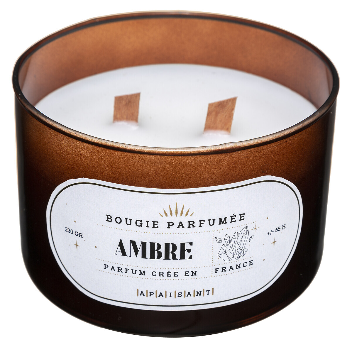 Scented candle "Snow" Amber, 470g