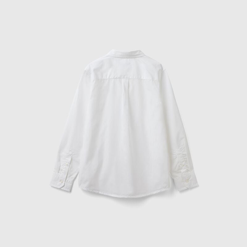 Button-down white shirt