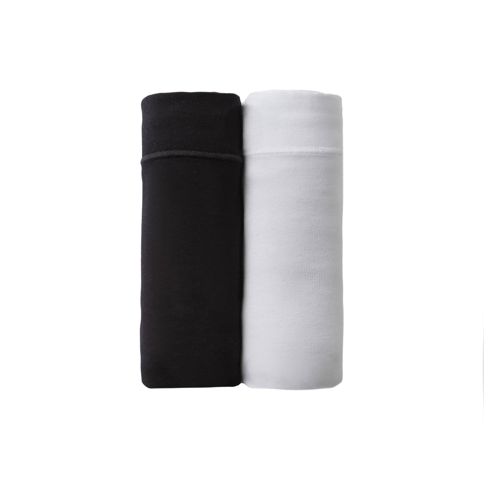 Culotte coton stretch forme maxi ceinture confort "sans élastiques" - lot de 2