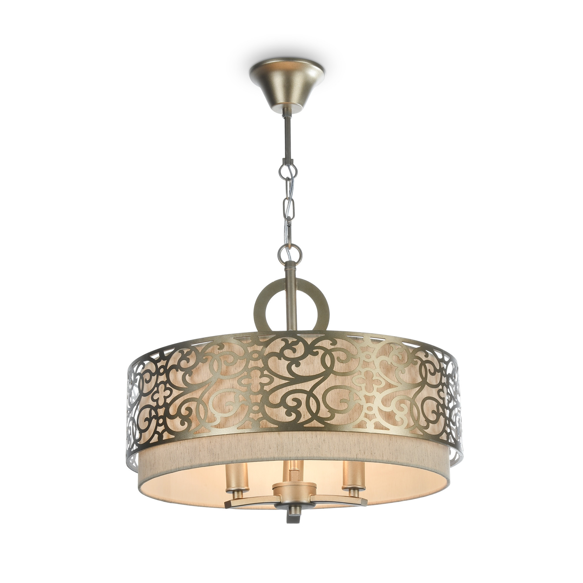 Lampa wisząca mosiężno-złota VENERA 3xE14x40W Maytoni